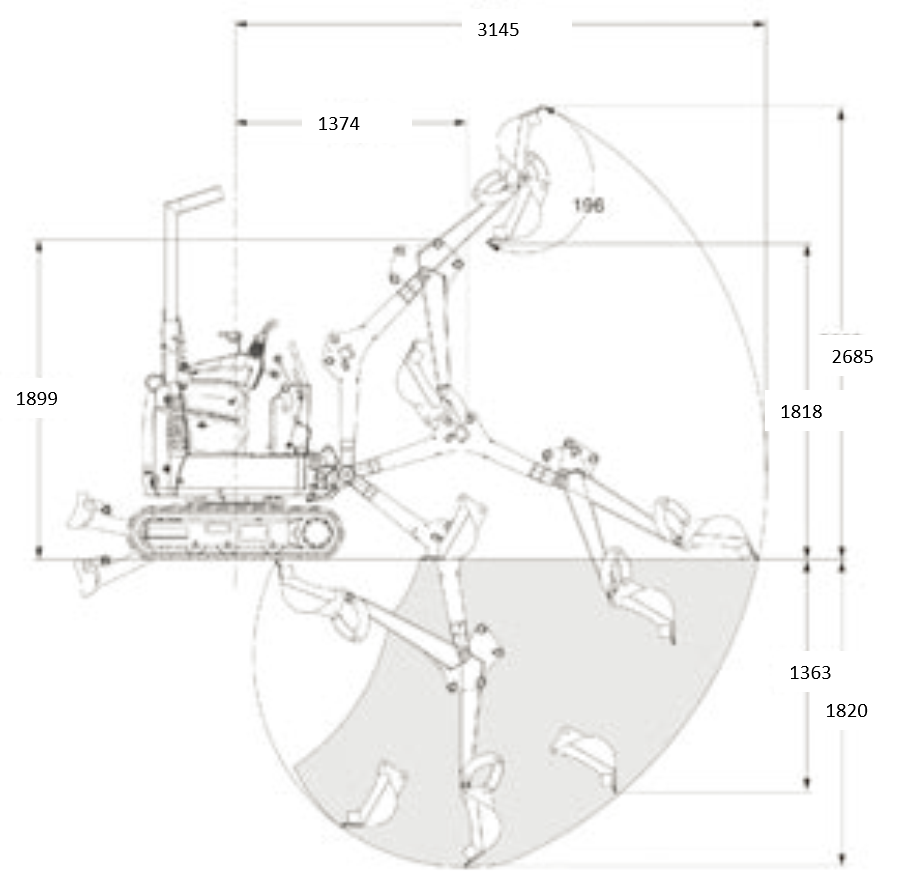 Pelle Bobcat E10 1T