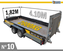 Remorque machine MMA 3.5T