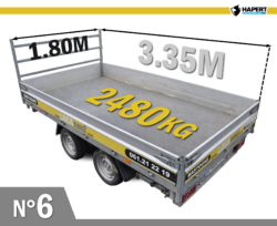 Remorque benne / tribenne MMA 3,5T