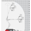 Nacelle Manitou 16 ou 18 MHT, schéma